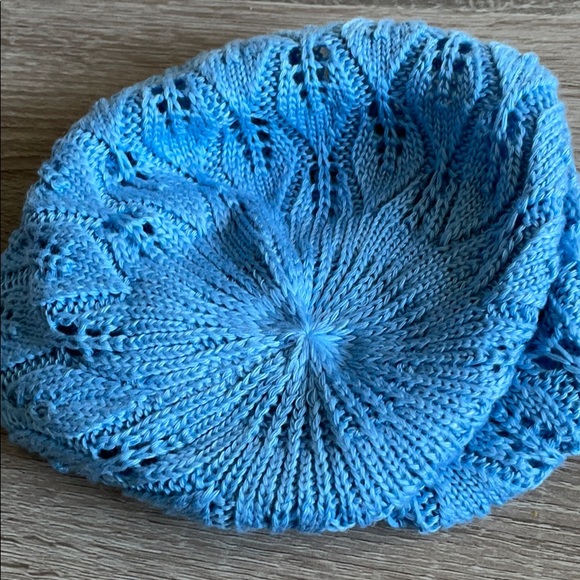 Two Knit Beanie Caps Blue & Pink - Picture 5 of 6